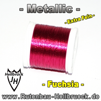 Metallic Bindegarn - Fein - Farbe: Fuchsia - Allerbeste Qualität !!!